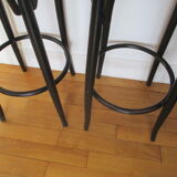 2 bar stools cannée canning bentwood