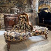 Canapé de milieu en acajou d’époque Napoléon III
