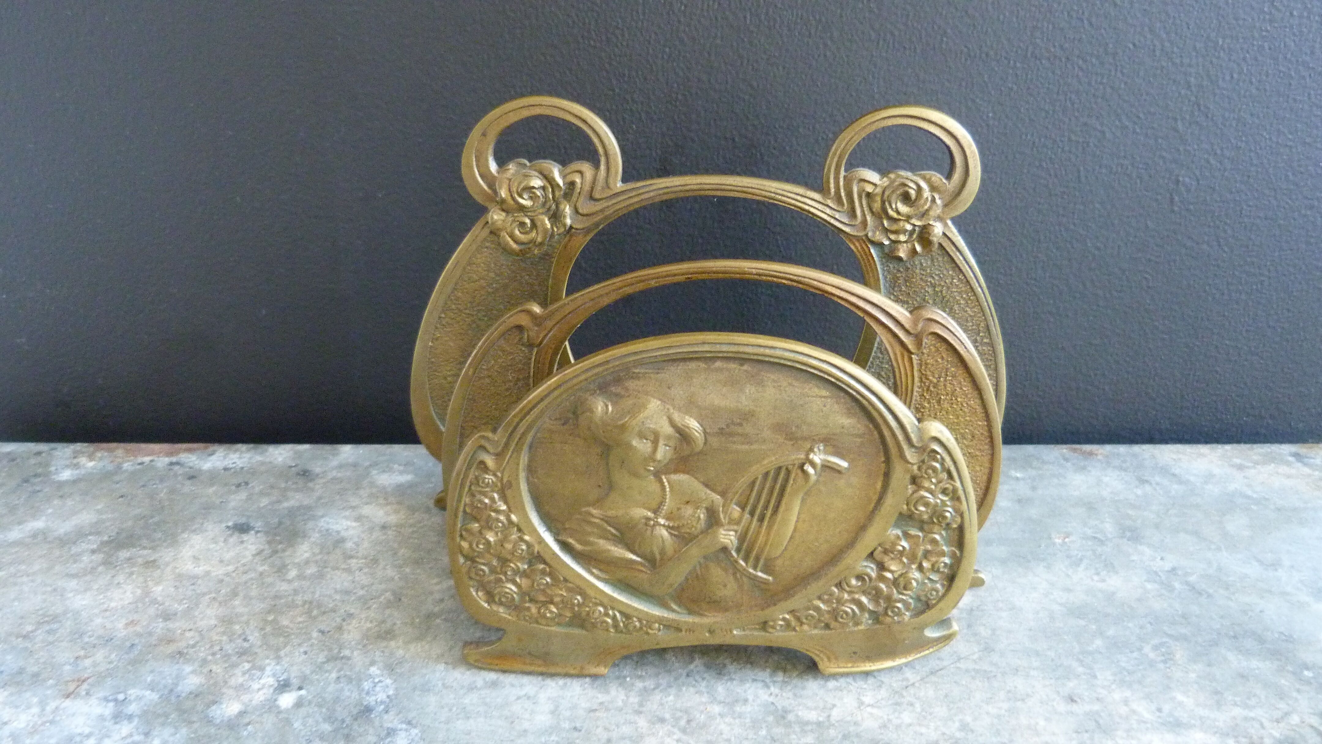 Mail door art nouveau 1900