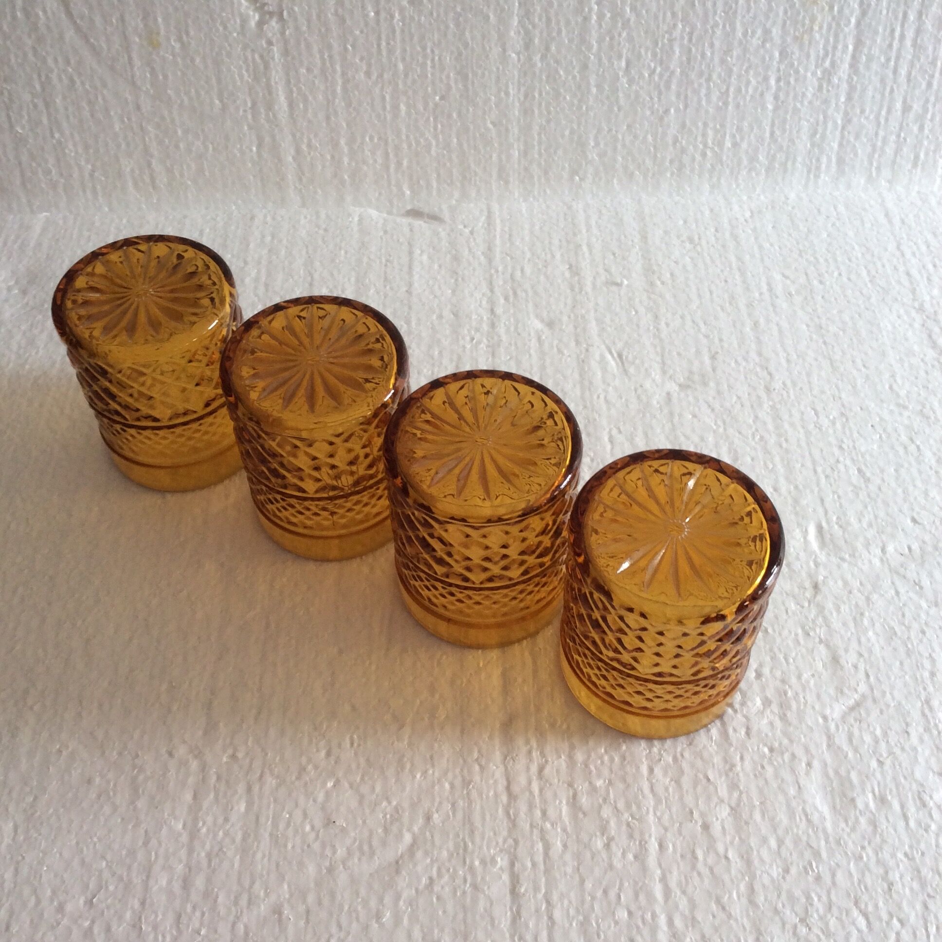 Glasses amber pineapple