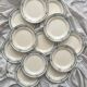 12 "Chinon" ironstone dessert plates from Choisy le Roi