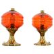 Pair of Design Glass Table Lamps, 1960s