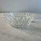 Coupelle en verre taillé estampillée France 11cm