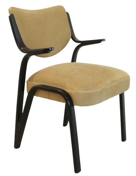 Vintage mid century schwingsessel 'fehrbellin'