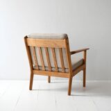 Fauteuil vintage danois Hans Wegner GE265 avec dossier fixe