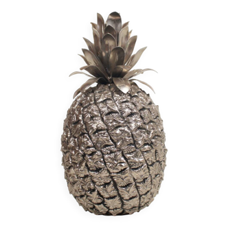 Seau à glace vintage « Ananas » des années 1970, de la marque Freddotherm.