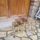 Vintage nesting coffee table