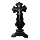 Ancient crucifix 36.5 cm on a base