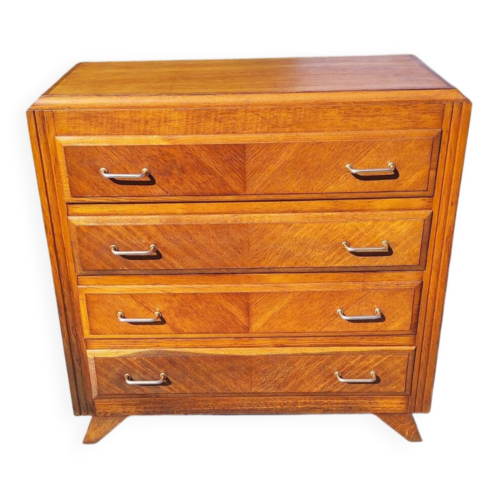 Compass leg chest of drawers