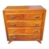Compass leg chest of drawers