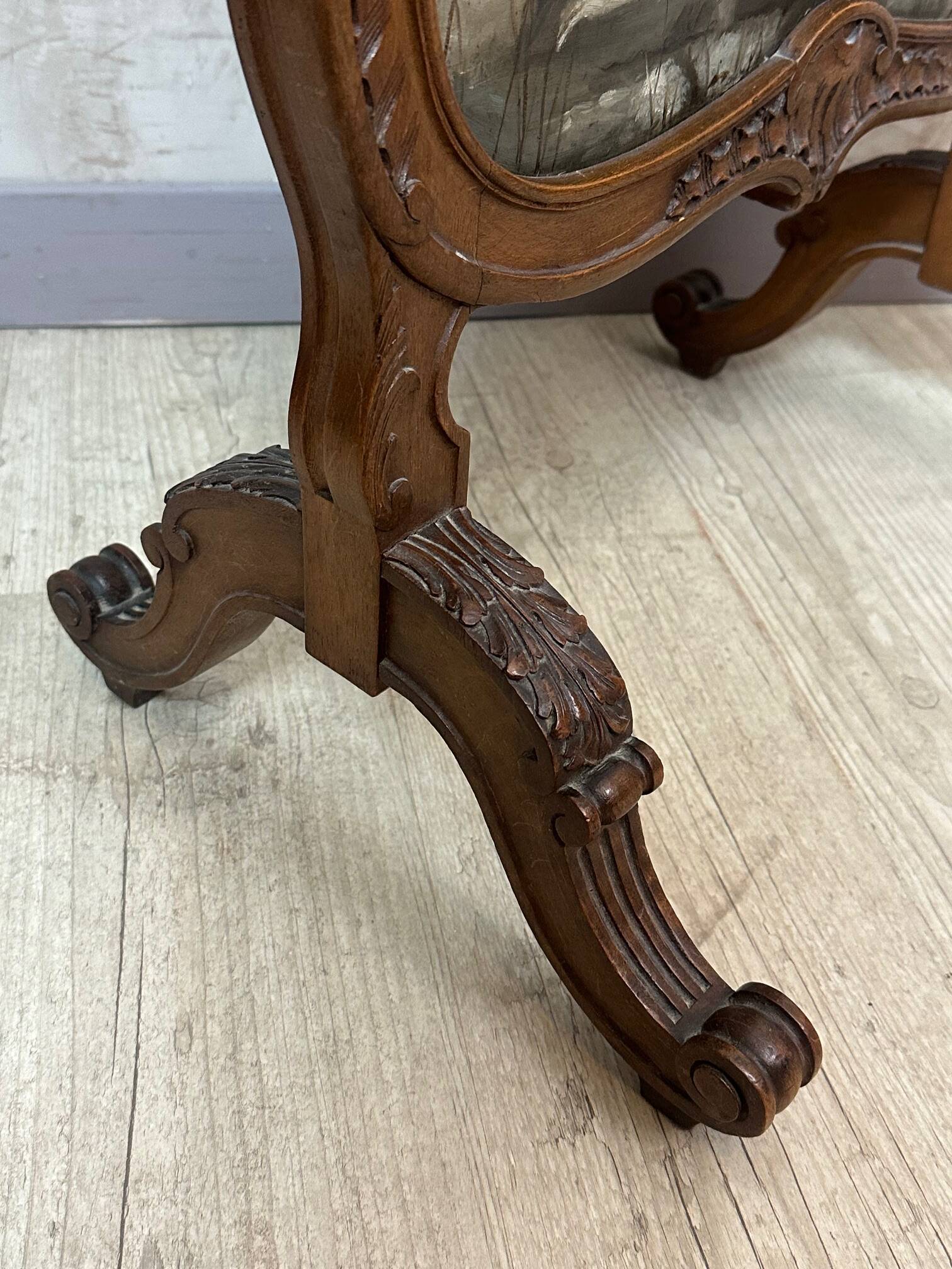 Louis XV style fire screen