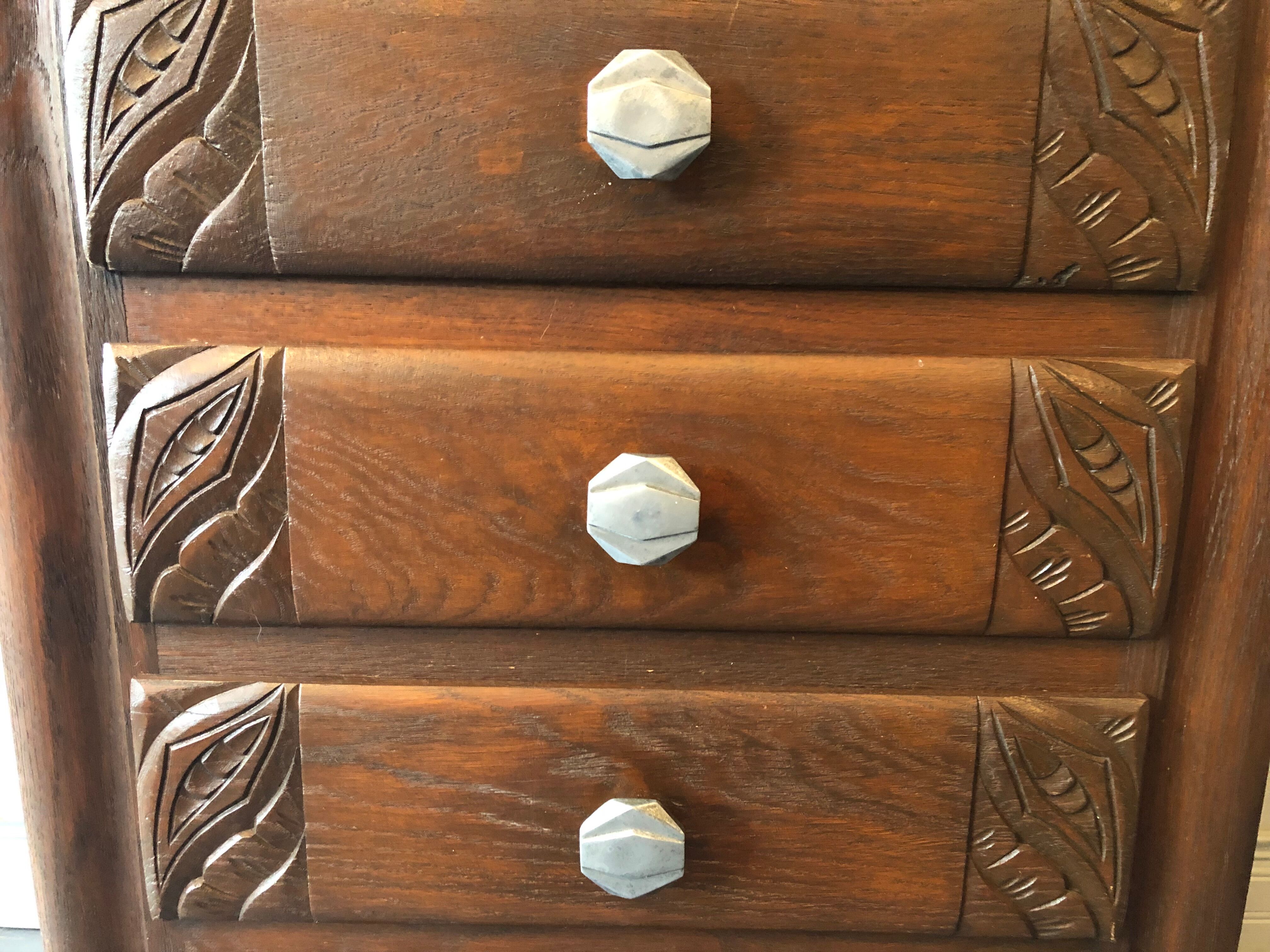 Art Deco rag chest of drawers