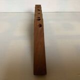 Scandinavian zoomorphic wooden crocodile candle holder