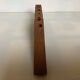 Scandinavian zoomorphic wooden crocodile candle holder