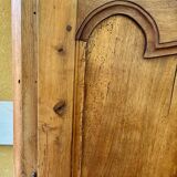 Armoire ancienne française en noyer massif – style Louis XV, fin XIXe siècle