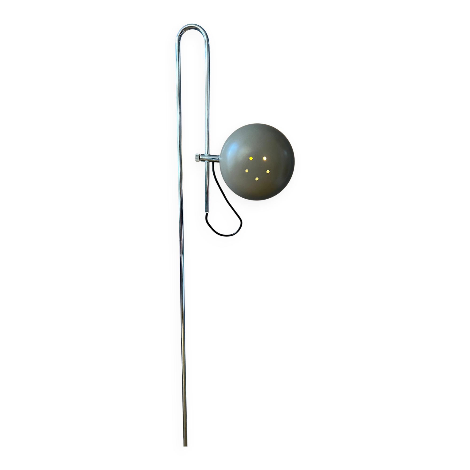 Beige adjustable vintage floor lamp Anvia