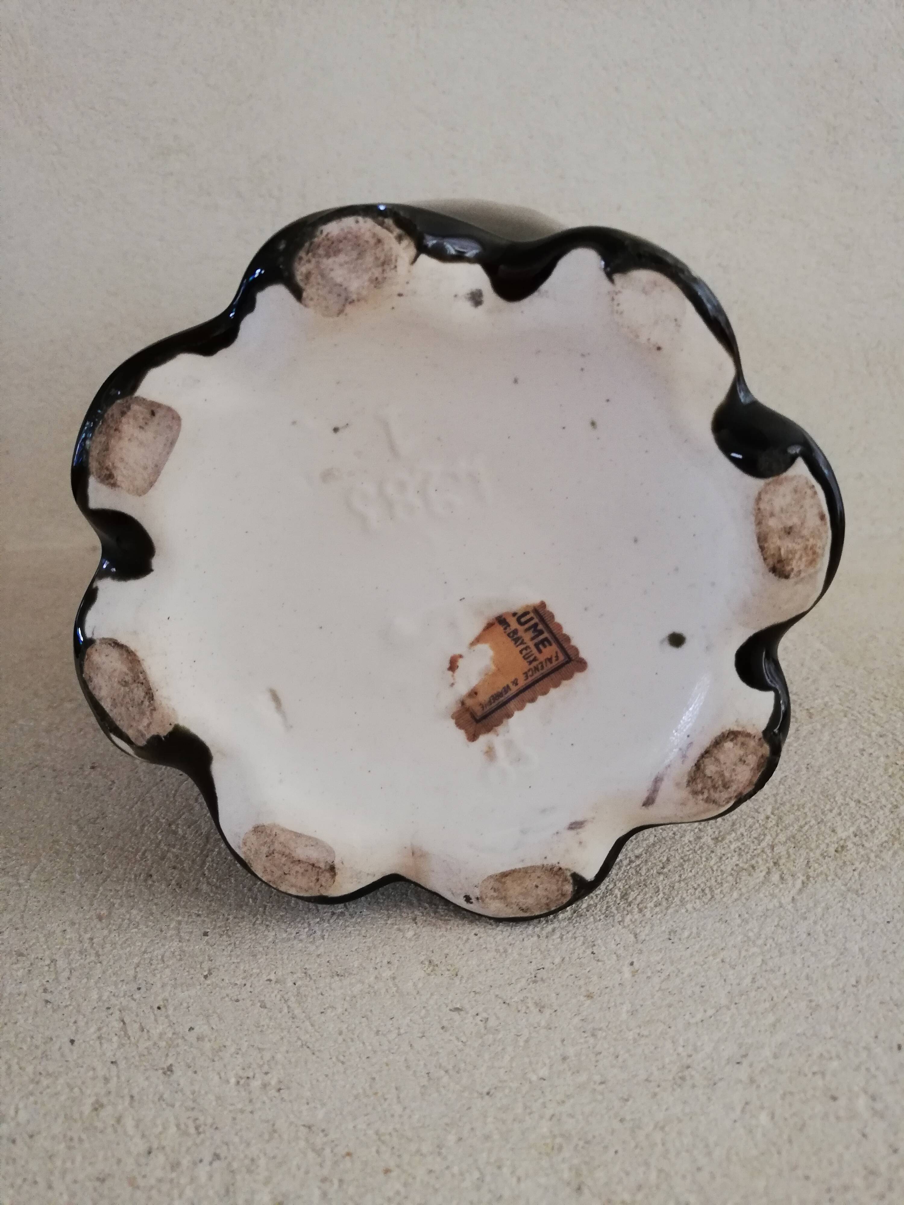 Fives Lille Art Nouveau slipware vase