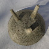 Vintage tripod cut ceramic lava way and rock decoration