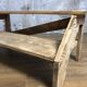 Former wooden workshop step