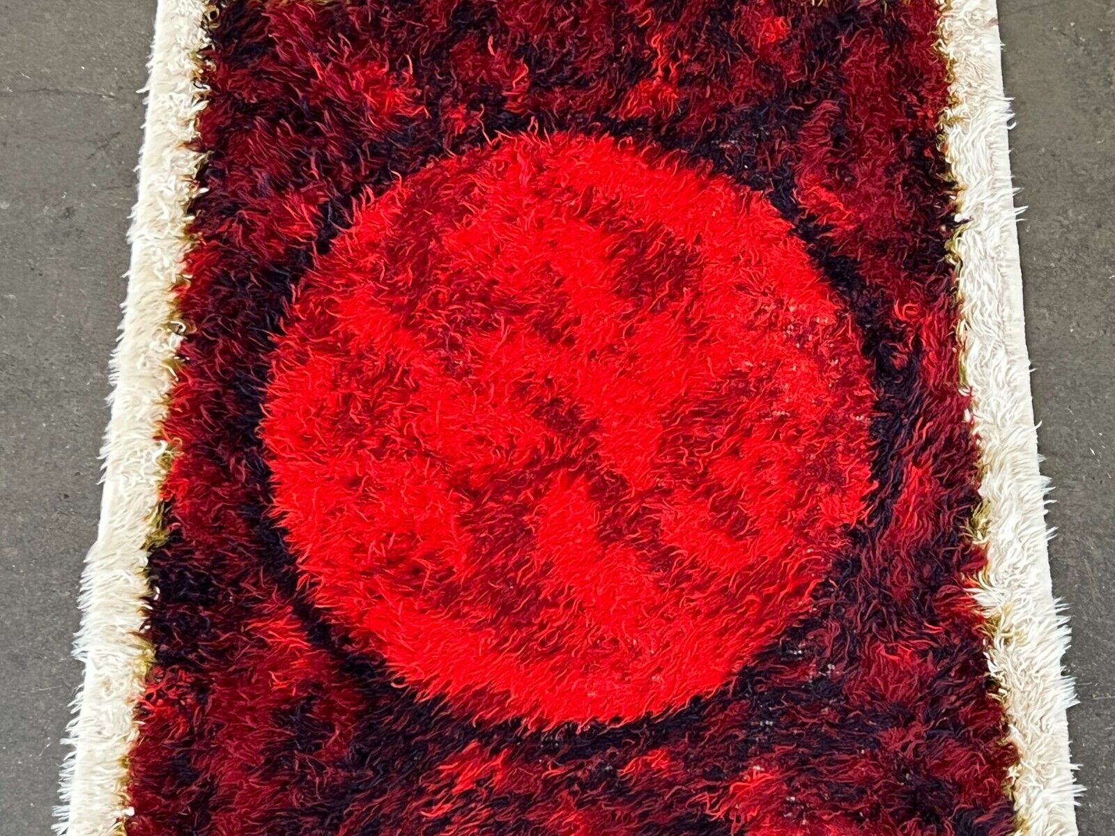 60s 70s rug carpet by Hojer Eksport Denmark