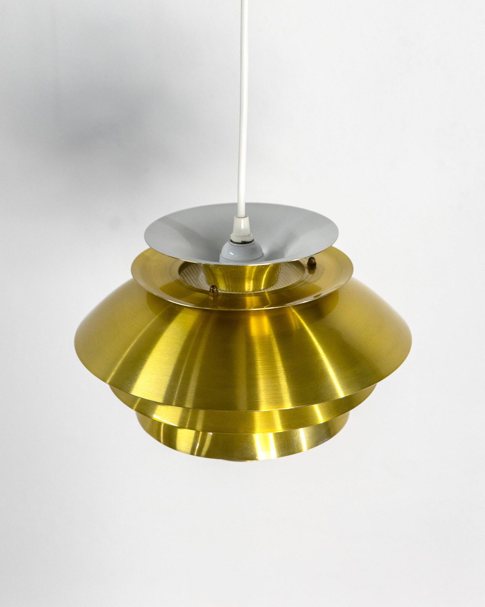 Barcelona Pendant Lamp by Bent Karlby for Lyfa, Denmark, circa 1980