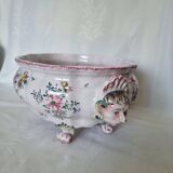 Antique 18th century Marseille earthenware planter by Veuve Perr