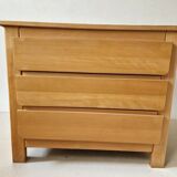 Commode style with rounded edges.