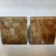 Pair of onyx marble ring bookends