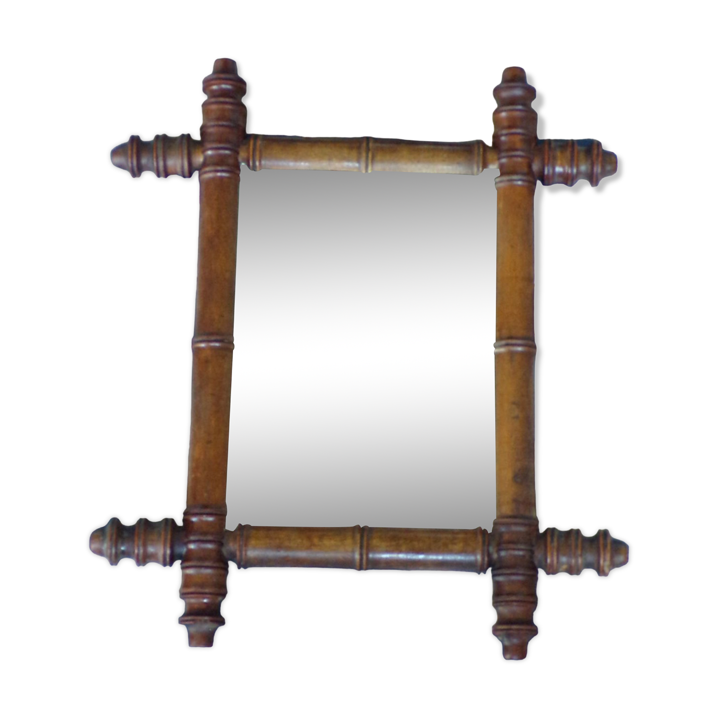 Mirror imitation bamboo frame