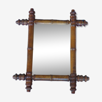 Mirror imitation bamboo frame