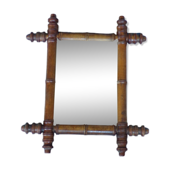 Mirror imitation bamboo frame