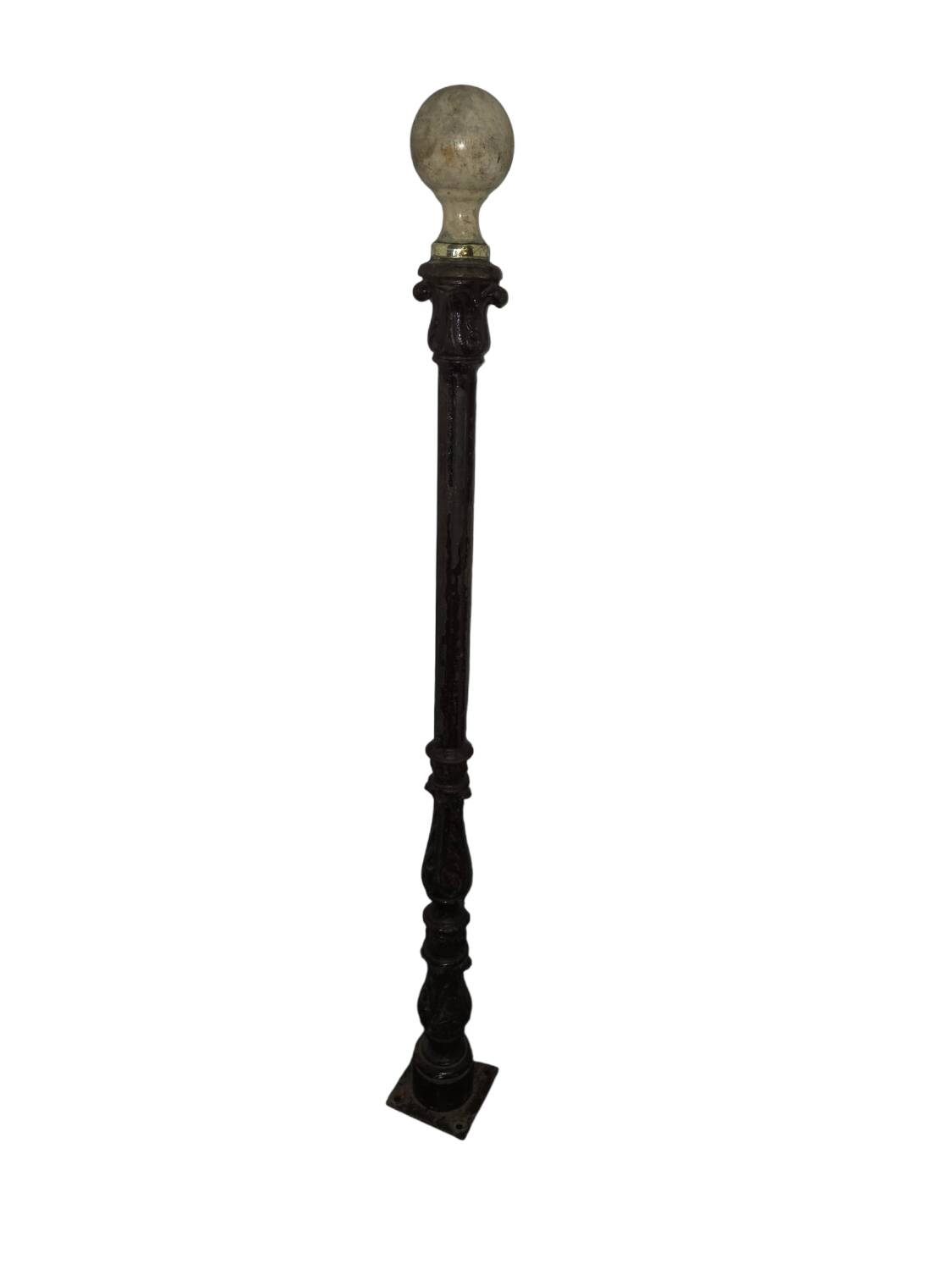 19th-century cast iron staircase landing