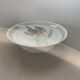 Plat creux centre de table porcelaine française M&S filet argent