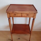 Vintage solid wood side table