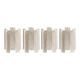 Simoeng “Listelli” Murano Glass Wall Sconce with Diamond Strips - Set 4