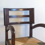 Pierre Cruège oak armchair 1950