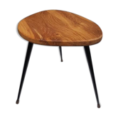 Table basse mediator, chêne et laiton, 1950