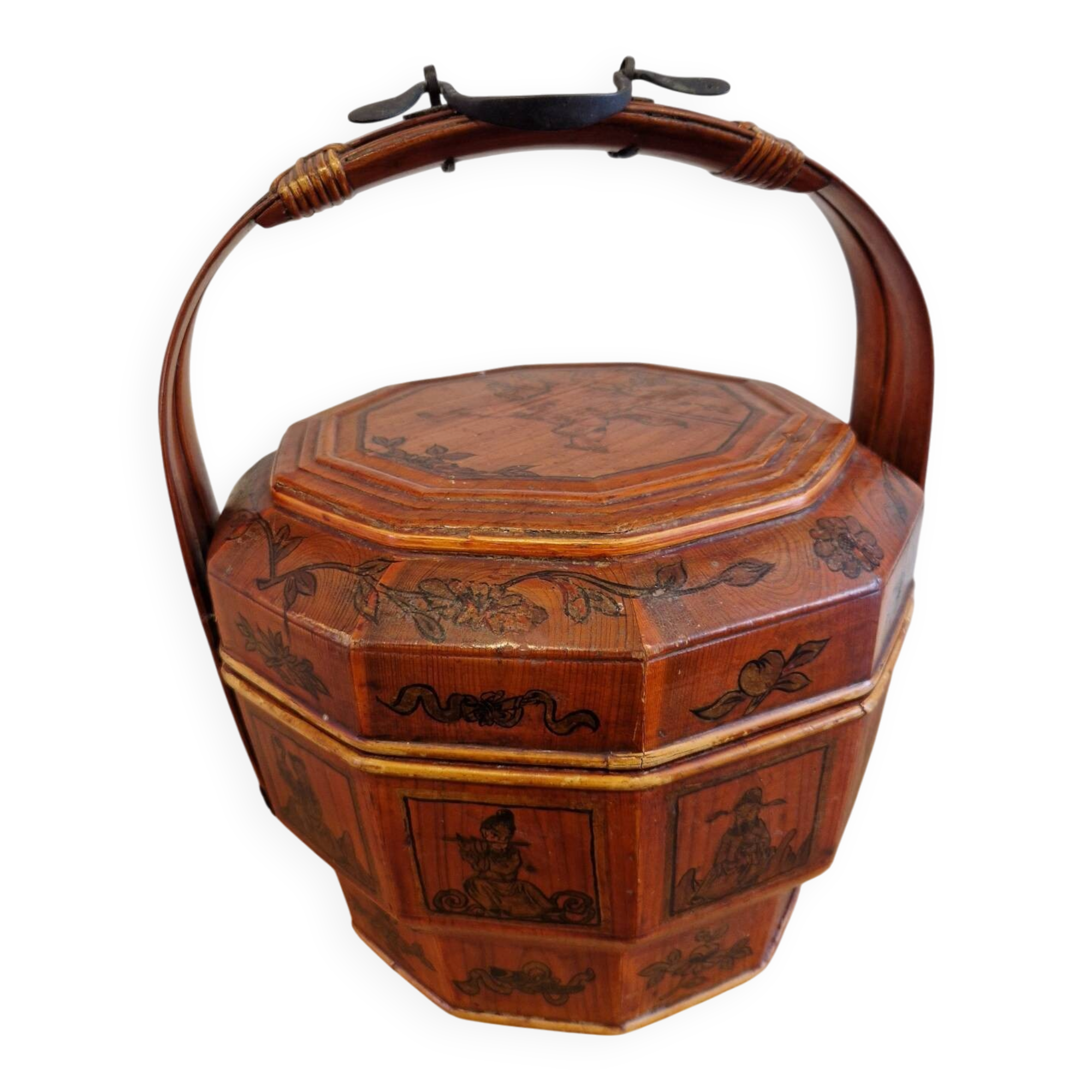 Ancien Panier De Mariage Chine 19ème