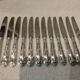 12 silver-plated dessert knives, Ercuis silversmith, Louis XV style, 29