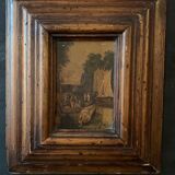 Vintage wooden Huguenot frame