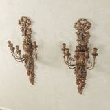 Baroque wall candle holder