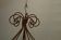 Wrought iron candle chandelier