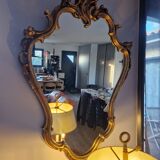 Gilded baroque mirror 98 x 67 cm