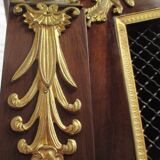 Acajou Library of Cuba Scd Empire decorated with 50 gilded bronzes