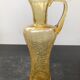 Former Carafe Glass Blown Yellow Cracked - Anse Decoration Vintage Kitchen