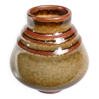 Mid-Century Modern Stoneware Bamboo Vase, by Olle Alberius for Rörstrand, Sweden