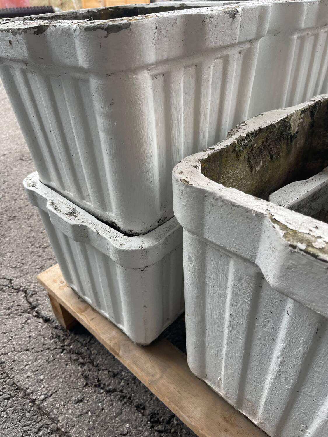 Élo France Square Planter / Flower Box - 1960'