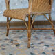 Fauteuil haut en rotin