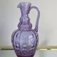 Large purple Empoli glass pitcher