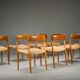 Danish teak Model 75 dining chairs by Niels Møller, 1960s, set of 8